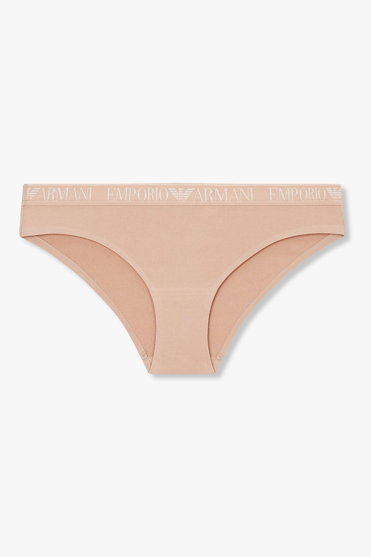 엠포리오 아르마니 언더웨어(EMPORIO ARMANI UNDERWEAR) 여성 샤이닝 로고 밴딩 브리프_스킨 0825311509