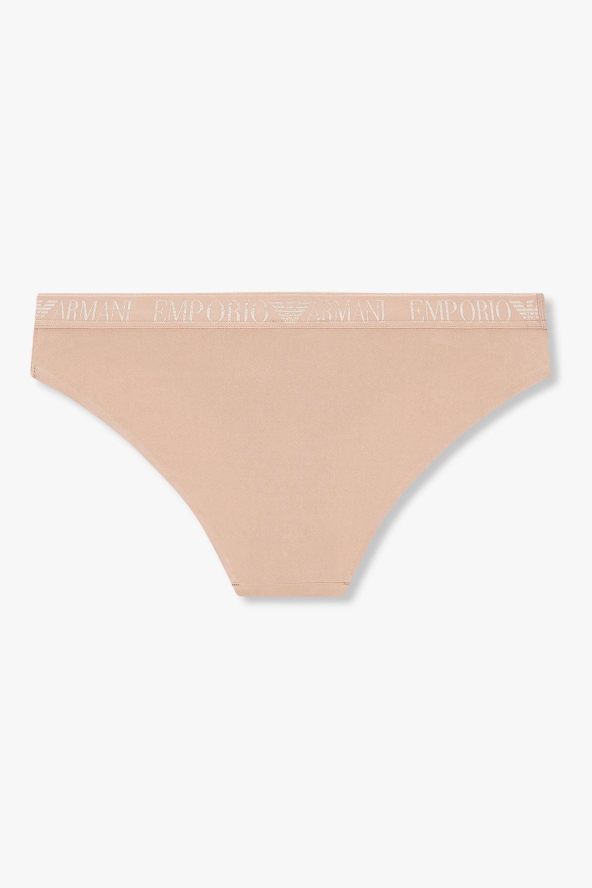 엠포리오 아르마니 언더웨어(EMPORIO ARMANI UNDERWEAR) 여성 샤이닝 로고 밴딩 브리프_스킨 0825311509