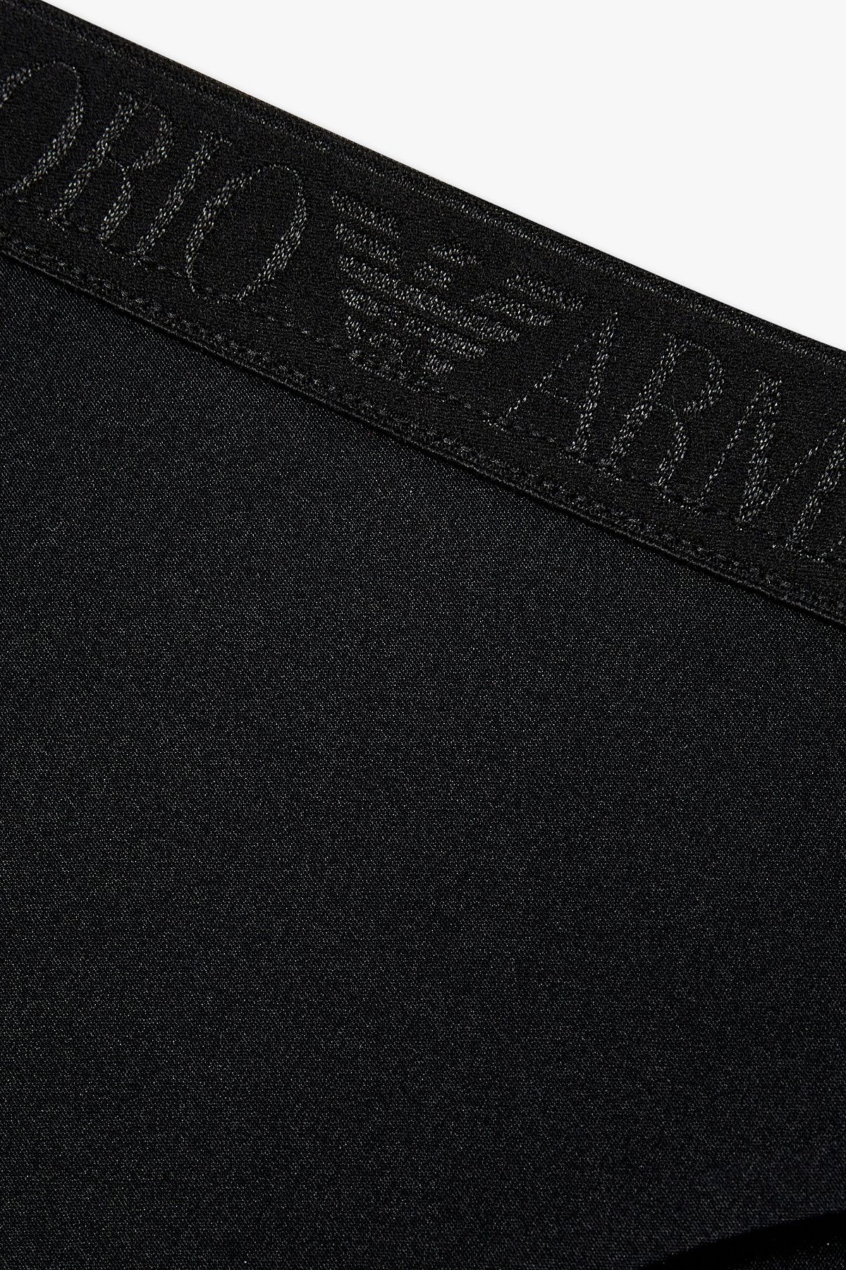 엠포리오 아르마니 언더웨어(EMPORIO ARMANI UNDERWEAR) 여성 샤이닝 로고 밴딩 브리프_블랙 0825311511