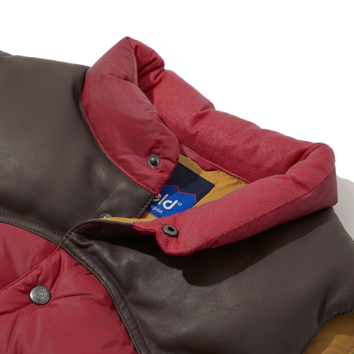 펜필드(PENFIELD) 락울 베이직 다운 베스트 레드_FR4WD04U