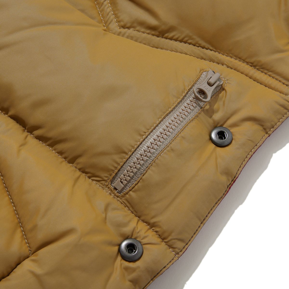 펜필드(PENFIELD) 락울 베이직 다운 베스트 레드_FR4WD04U