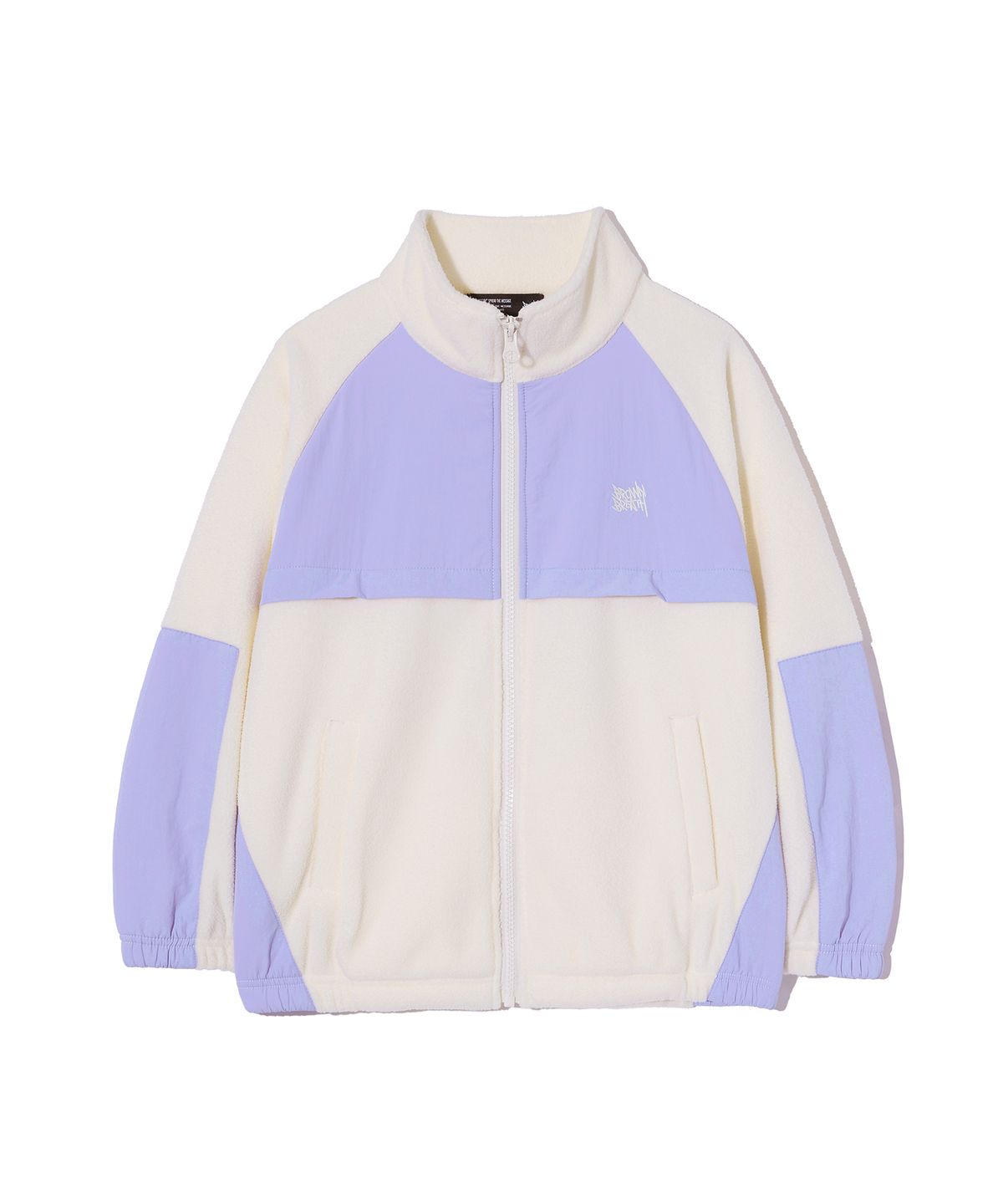 브라운브레스 키즈(BROWNBREATH KIDS) KIDS POLAR FLEECE ZIP UP - IVORY