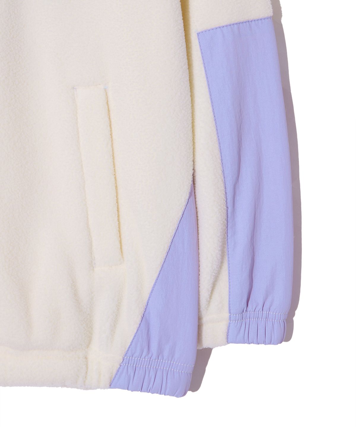 브라운브레스 키즈(BROWNBREATH KIDS) KIDS POLAR FLEECE ZIP UP - IVORY