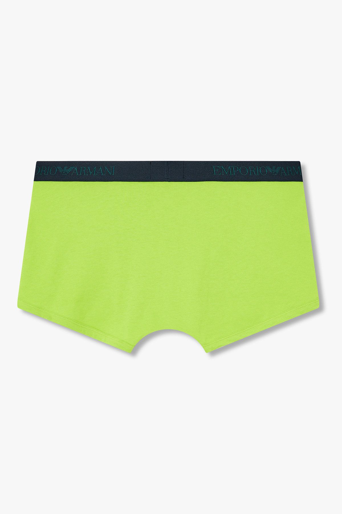 엠포리오 아르마니 언더웨어(EMPORIO ARMANI UNDERWEAR) 남성 로고 밴딩 솔리드 코튼 드로즈_네온 그린 0815312328