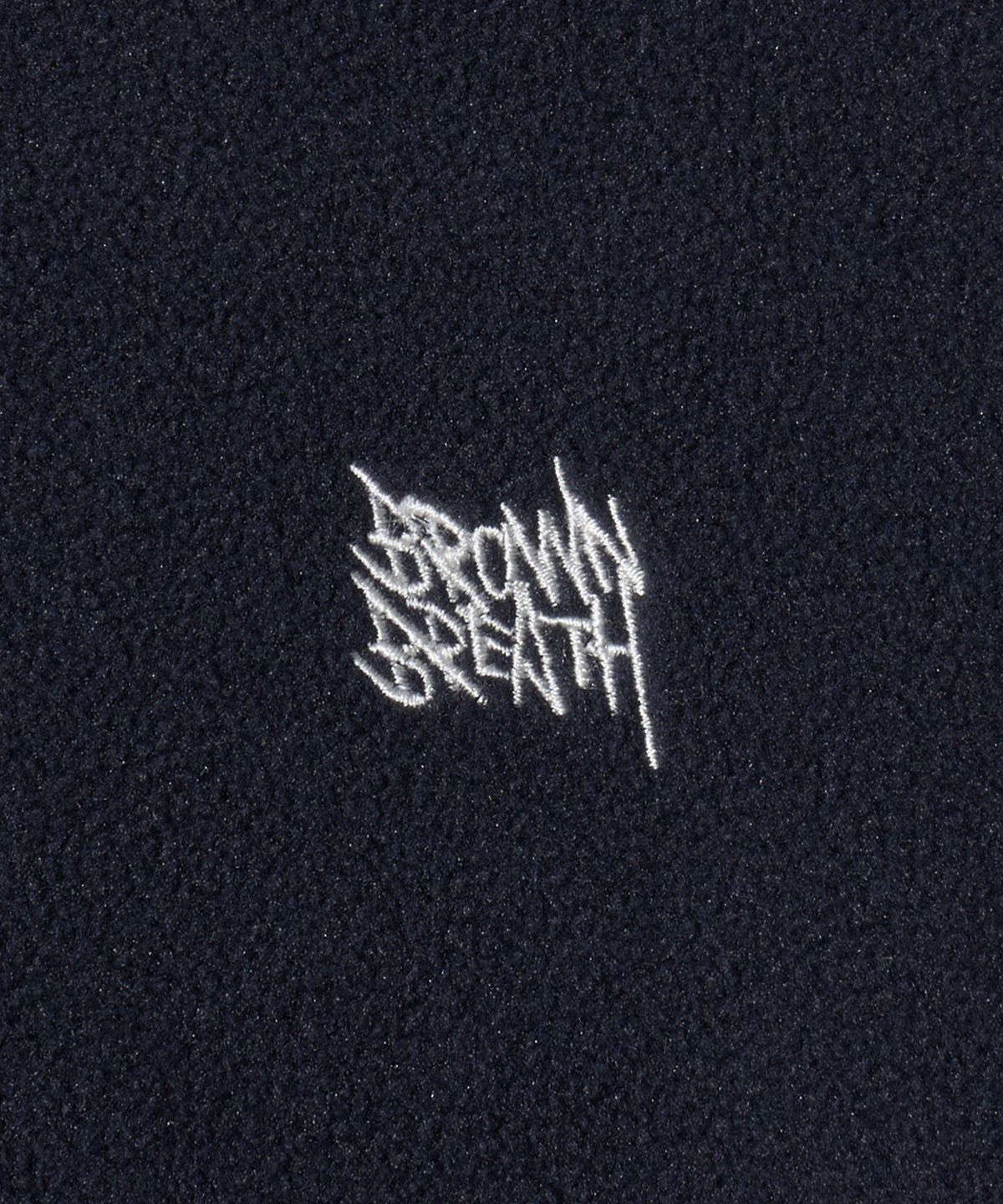 브라운브레스 키즈(BROWNBREATH KIDS) KIDS FLEECE CHAIN STITCH TAG HOODIE - NAVY