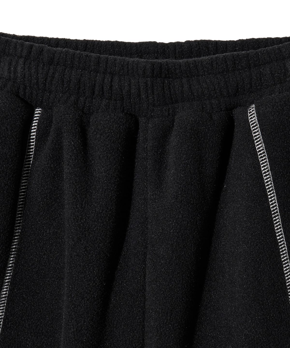 브라운브레스 키즈(BROWNBREATH KIDS) KIDS FLEECE CHAIN STITCH PANTS - BLACK