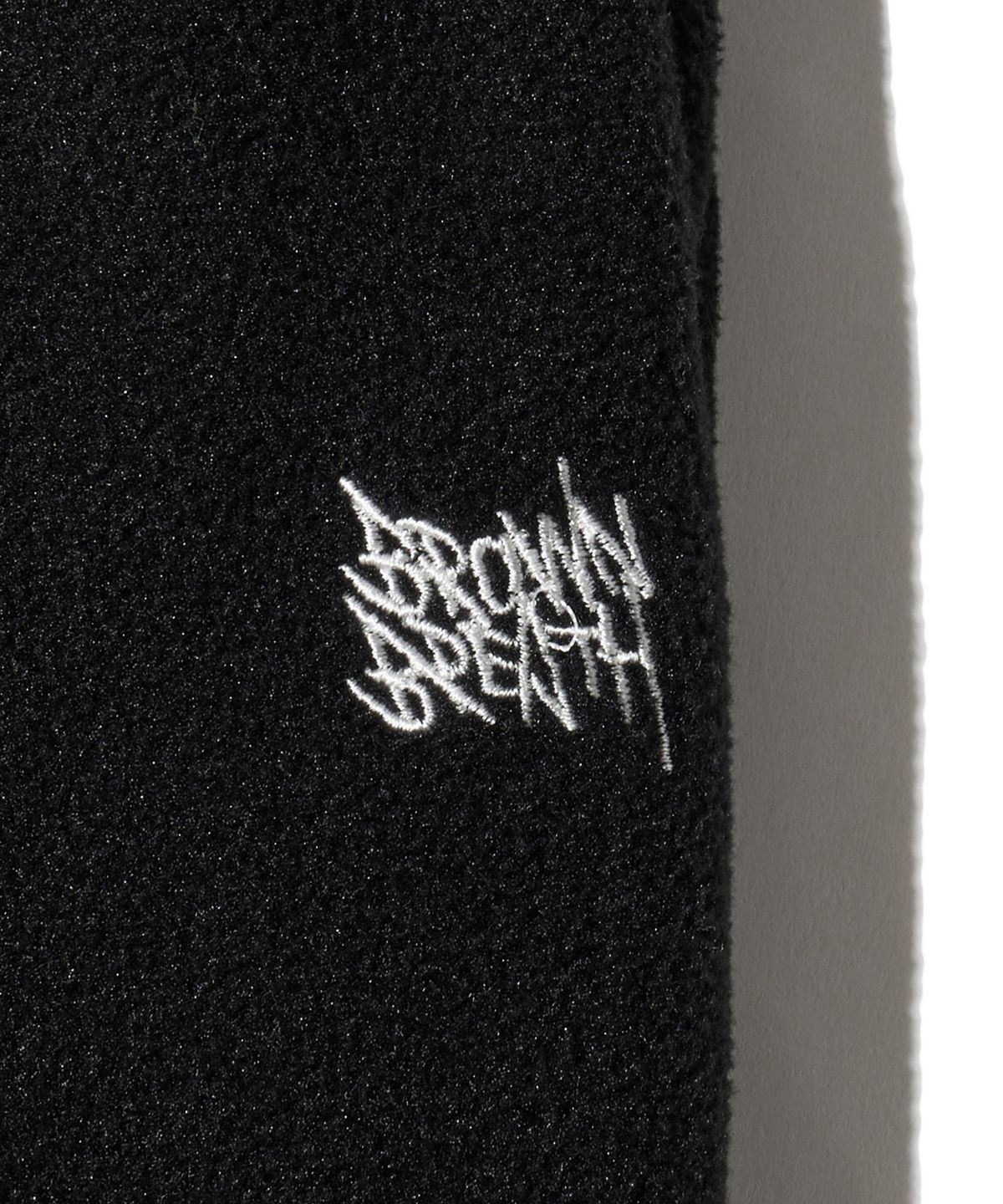 브라운브레스 키즈(BROWNBREATH KIDS) KIDS FLEECE CHAIN STITCH PANTS - BLACK