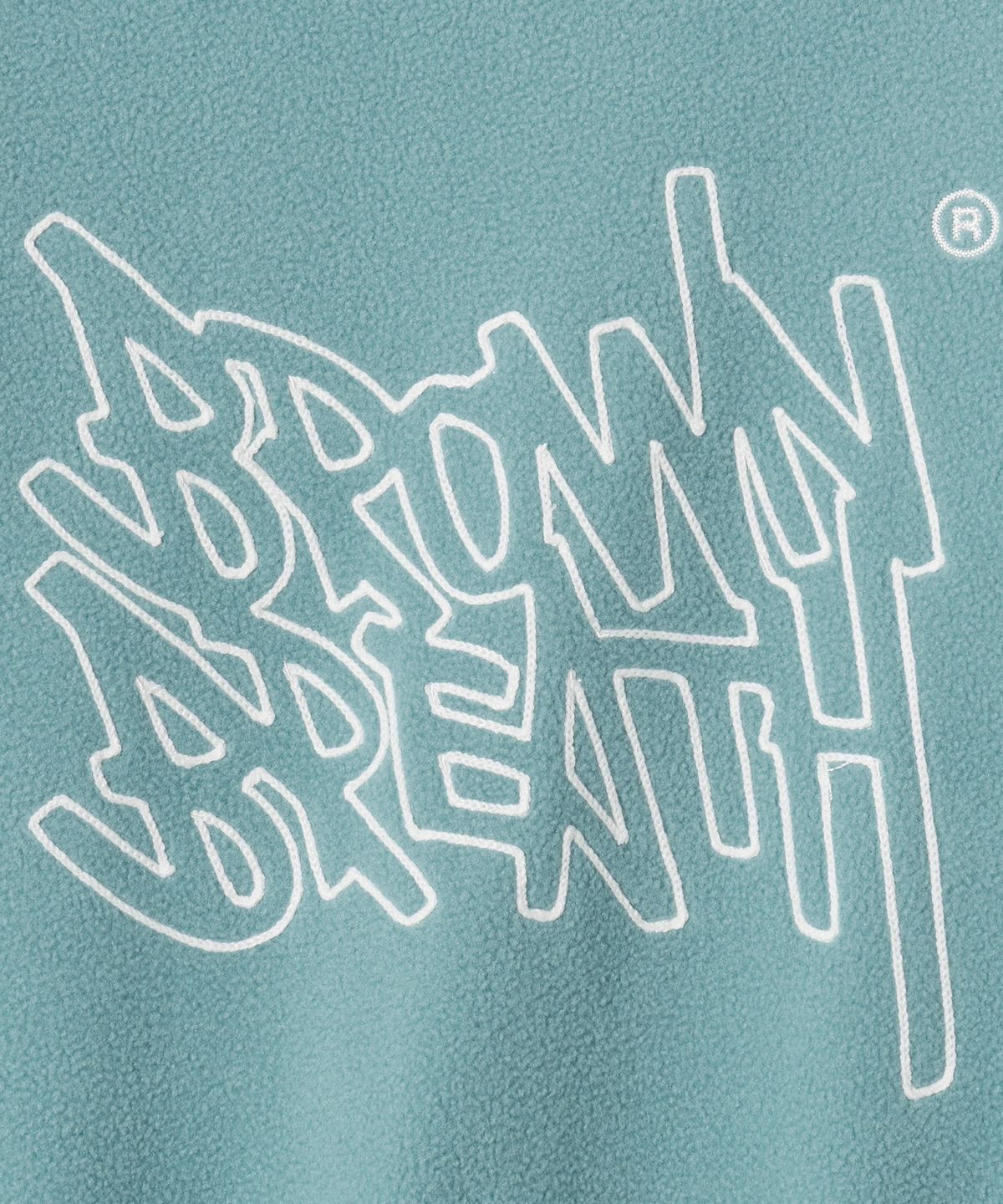 브라운브레스 키즈(BROWNBREATH KIDS) KIDS FLEECE CHAIN STITCH TAG CREWNECK - MINT