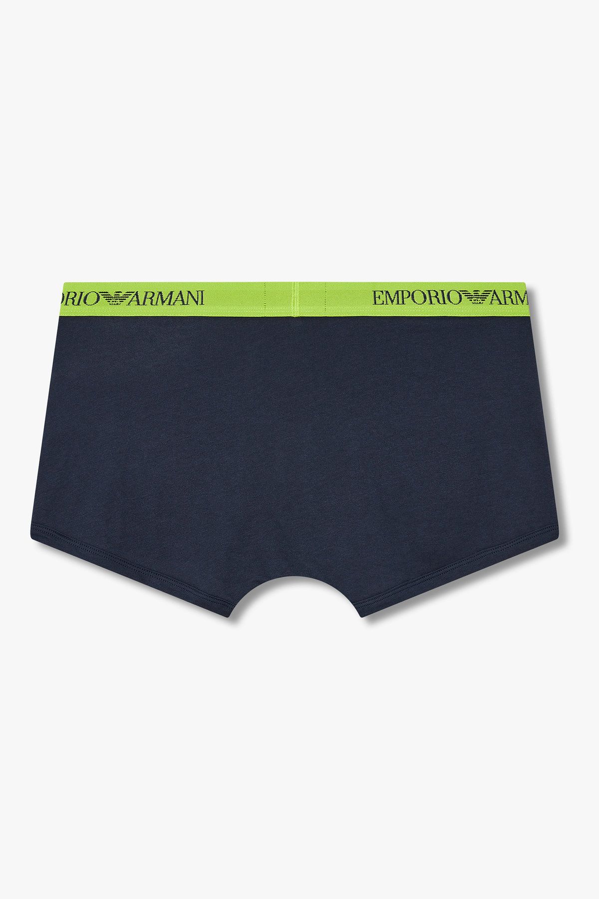 엠포리오 아르마니 언더웨어(EMPORIO ARMANI UNDERWEAR) 남성 로고 밴딩 솔리드 코튼 드로즈_마린 0815312326