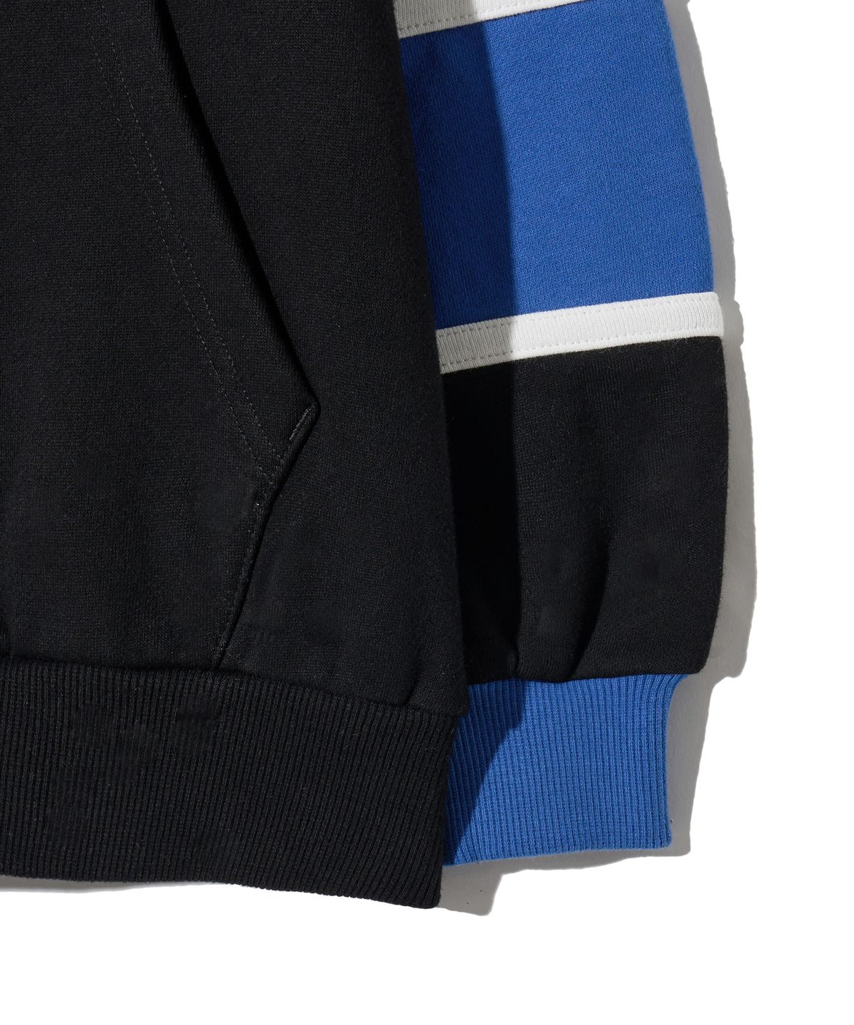 브라운브레스 키즈(BROWNBREATH KIDS) KIDS BLOCK BASEBALL HOODIE(기모) - BLACK
