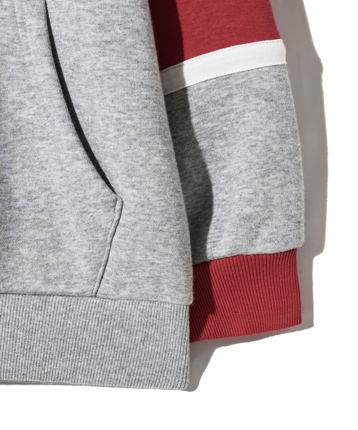 브라운브레스 키즈(BROWNBREATH KIDS) KIDS BLOCK BASEBALL HOODIE(기모) - M/GREY