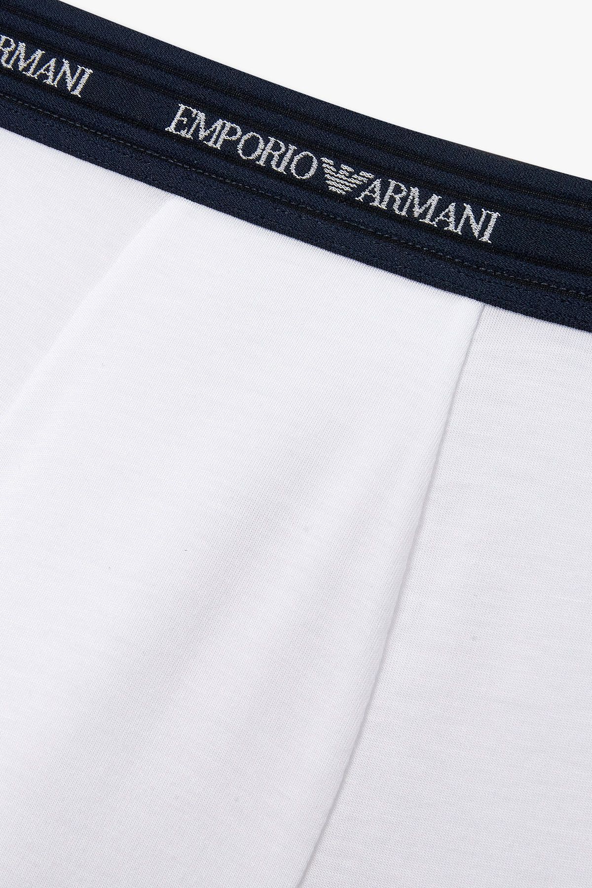 엠포리오 아르마니 언더웨어(EMPORIO ARMANI UNDERWEAR) 남성 레이온 스트레치 솔리드 드로즈_화이트 0815312037