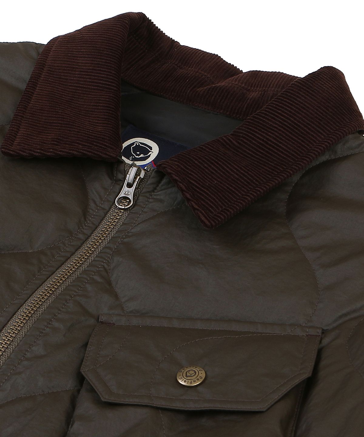 펜필드(PENFIELD) 퀼팅 워크자켓 올리브_FR3WJ70U