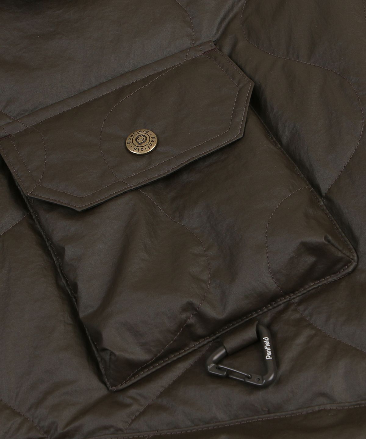 펜필드(PENFIELD) 퀼팅 워크자켓 올리브_FR3WJ70U