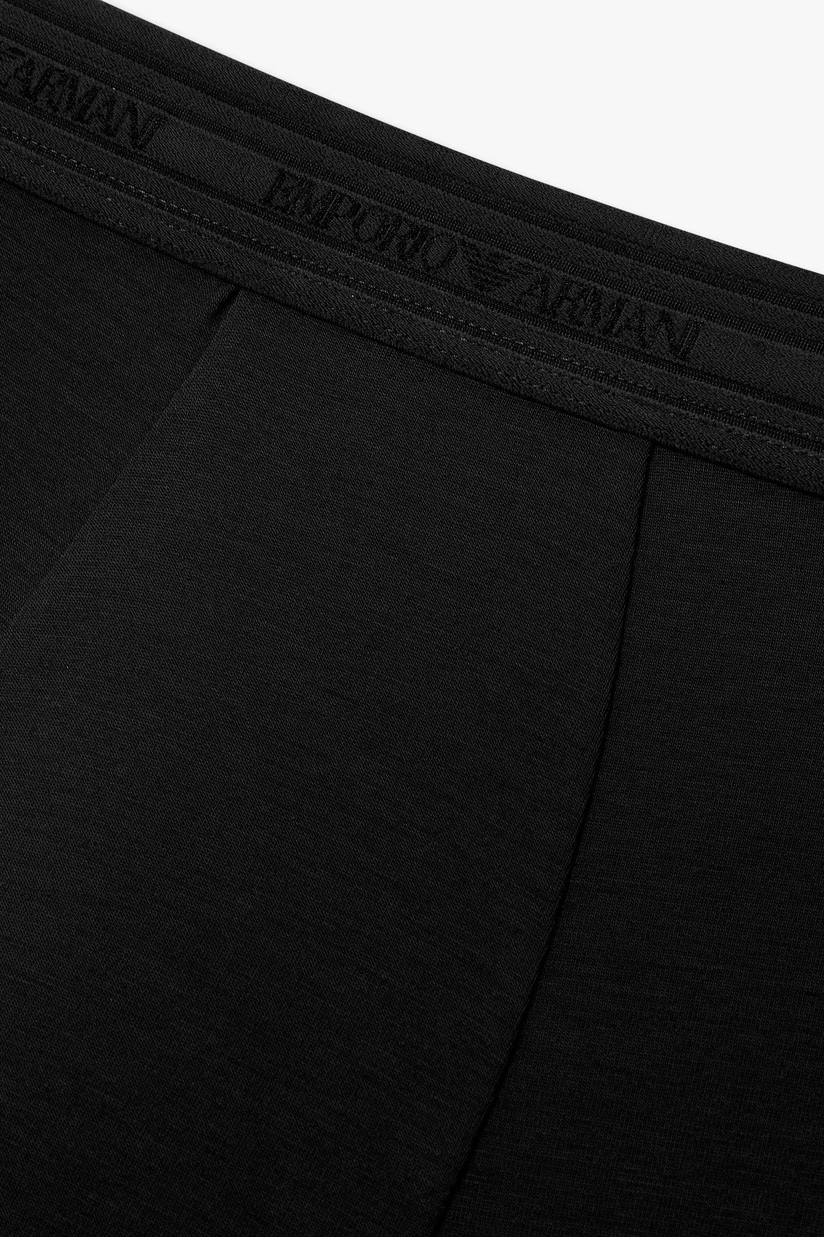엠포리오 아르마니 언더웨어(EMPORIO ARMANI UNDERWEAR) 남성 레이온 스트레치 솔리드 드로즈_블랙 0815312038