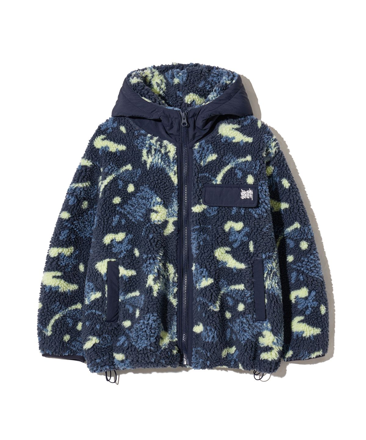브라운브레스 키즈(BROWNBREATH KIDS) KIDS SMILE FLEECE ZIP UP - NAVY