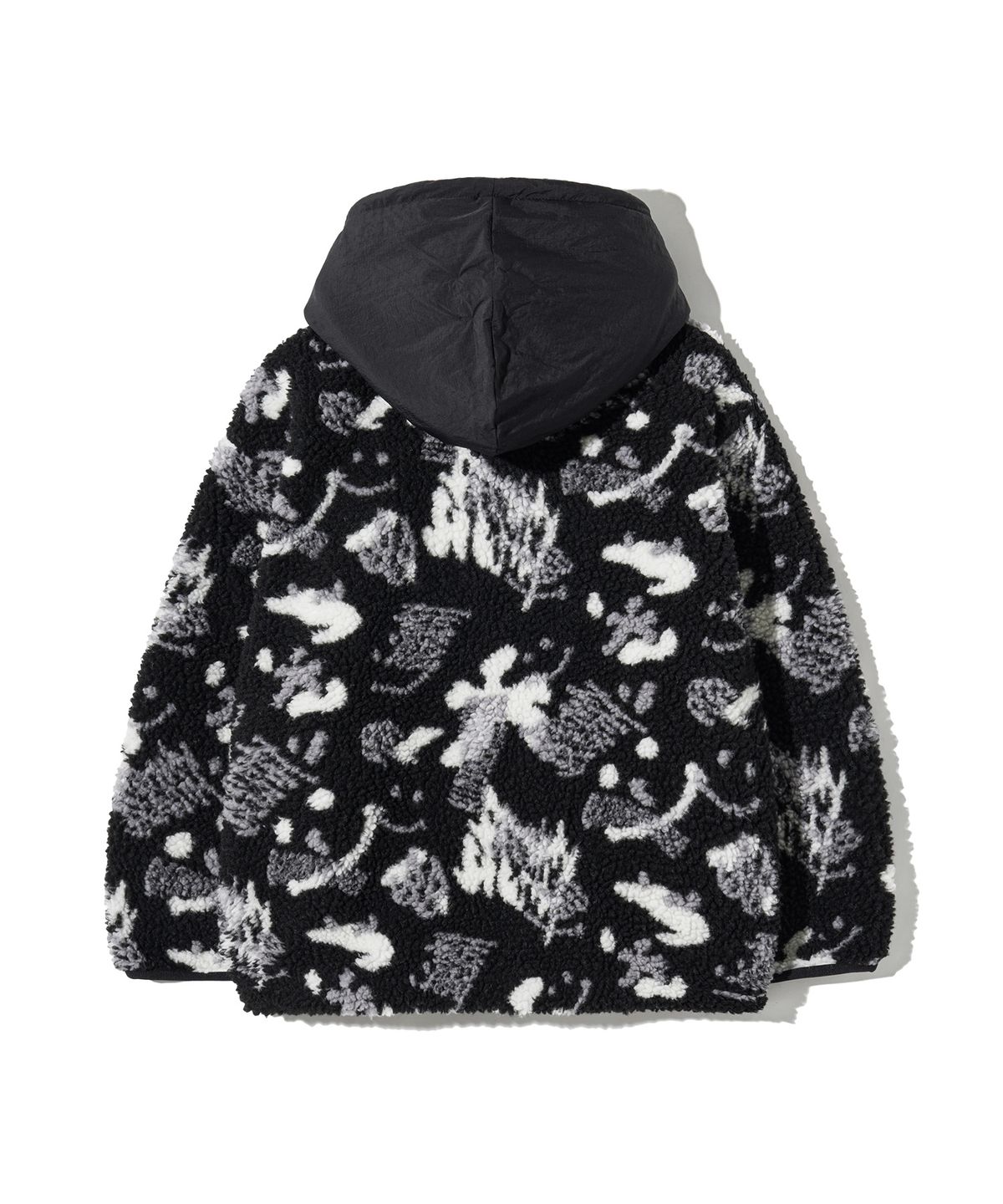 브라운브레스 키즈(BROWNBREATH KIDS) KIDS SMILE FLEECE ZIP UP - BLACK