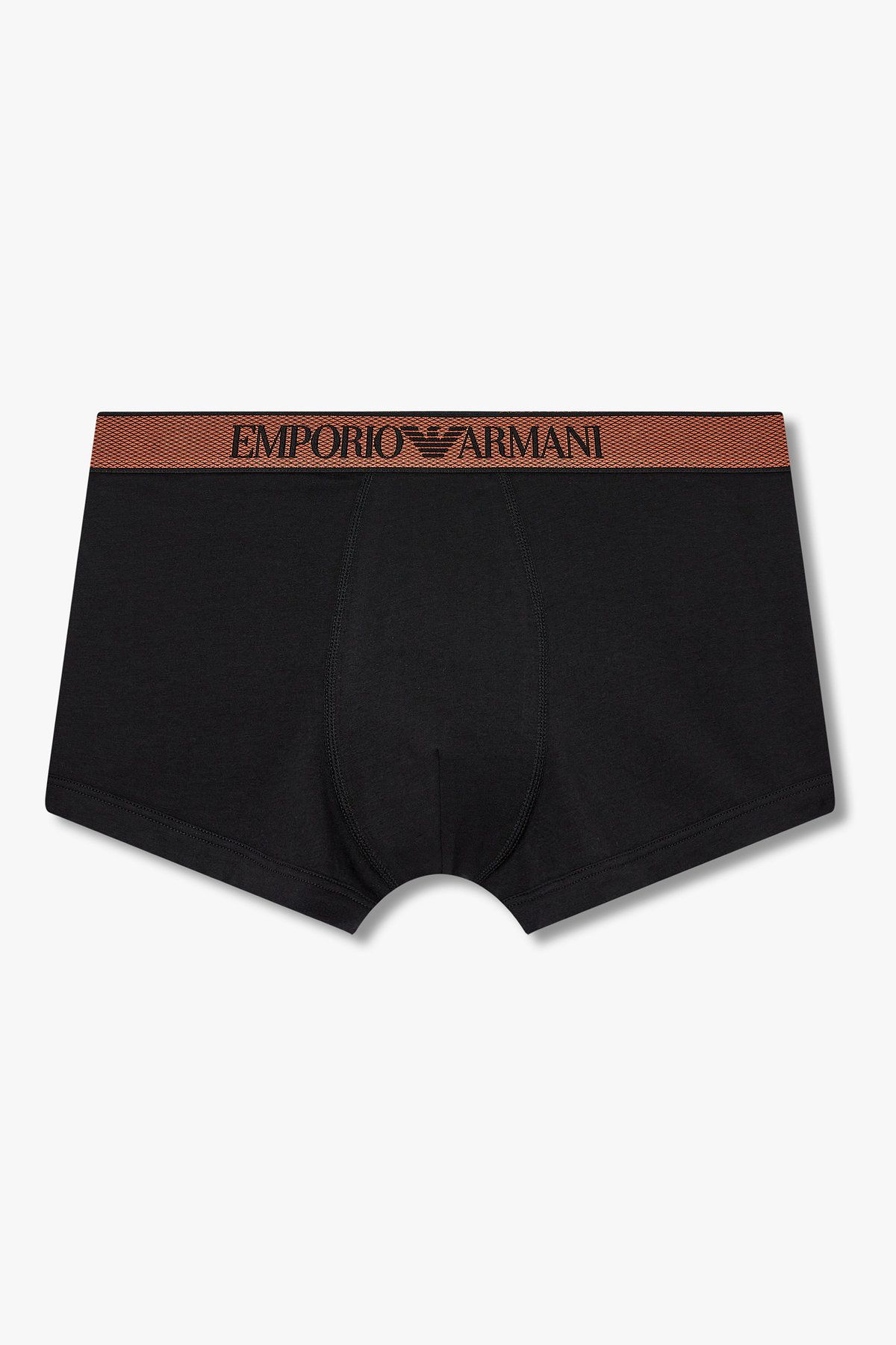 엠포리오 아르마니 언더웨어(EMPORIO ARMANI UNDERWEAR) 남성 웨이스트 패턴 자수 로고 드로즈_블랙 0815312012