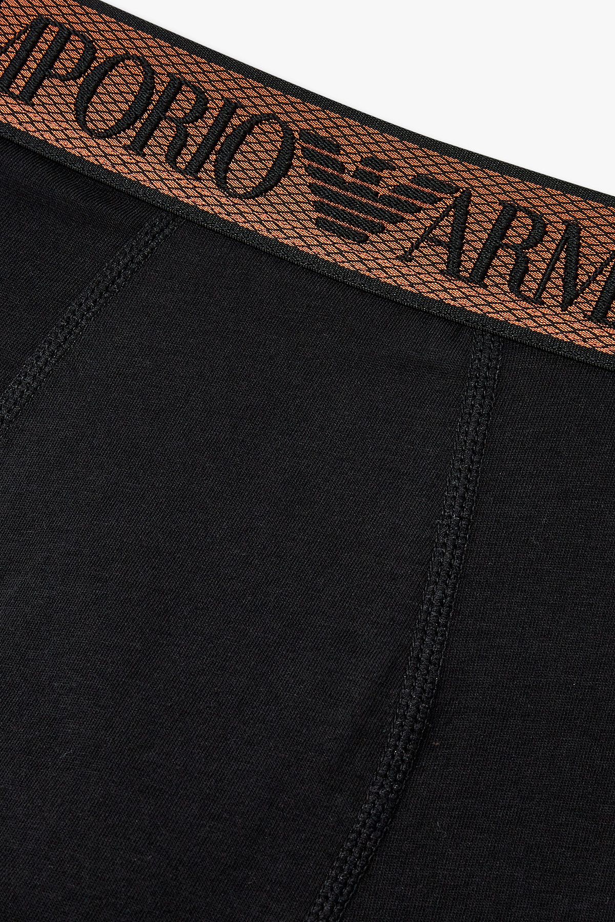 엠포리오 아르마니 언더웨어(EMPORIO ARMANI UNDERWEAR) 남성 웨이스트 패턴 자수 로고 드로즈_블랙 0815312012