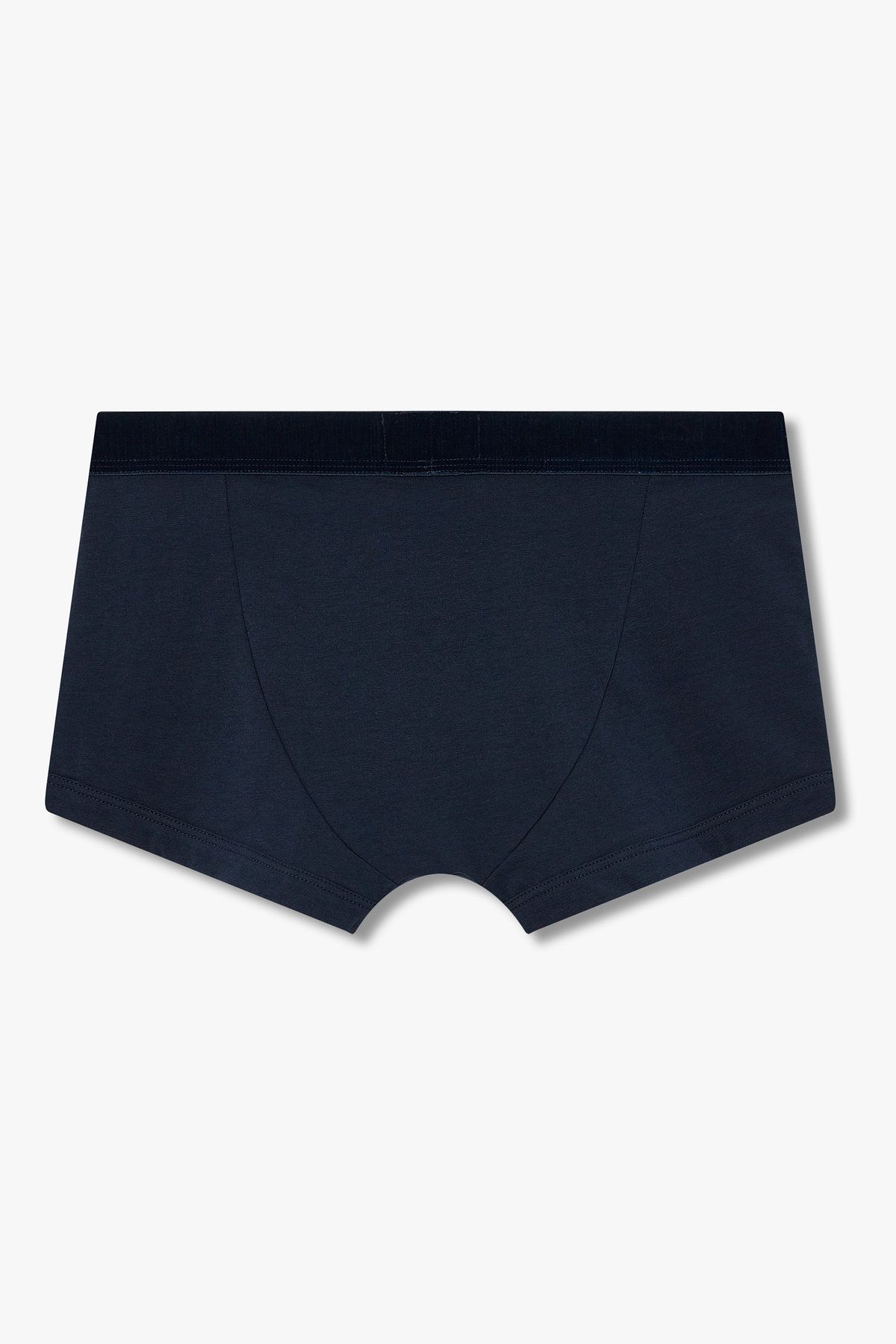 엠포리오 아르마니 언더웨어(EMPORIO ARMANI UNDERWEAR) 남성 웨이스트 벨벳 로고 코튼 드로즈_네이비 0815312062