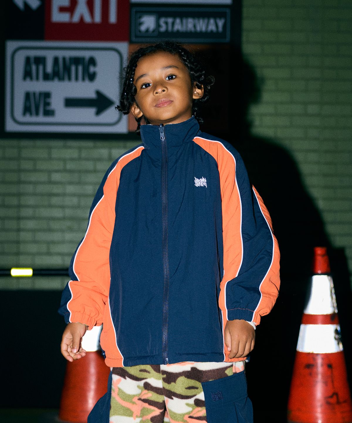 브라운브레스 키즈(BROWNBREATH KIDS) KIDS CAMO FLEECE JACKET SETUP