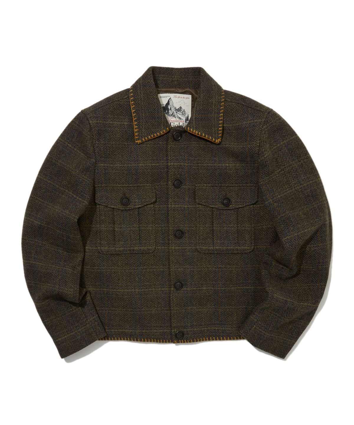 펜필드(PENFIELD) [TRAILWEAR] 센티넬 울 배틀 자켓 브라운_FR4WJ24U