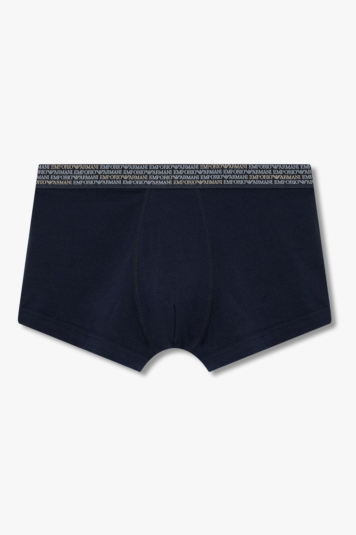 엠포리오 아르마니 언더웨어(EMPORIO ARMANI UNDERWEAR) 남성 리피트 로고 샤이닝 로고 드로즈_네이비 0815312075