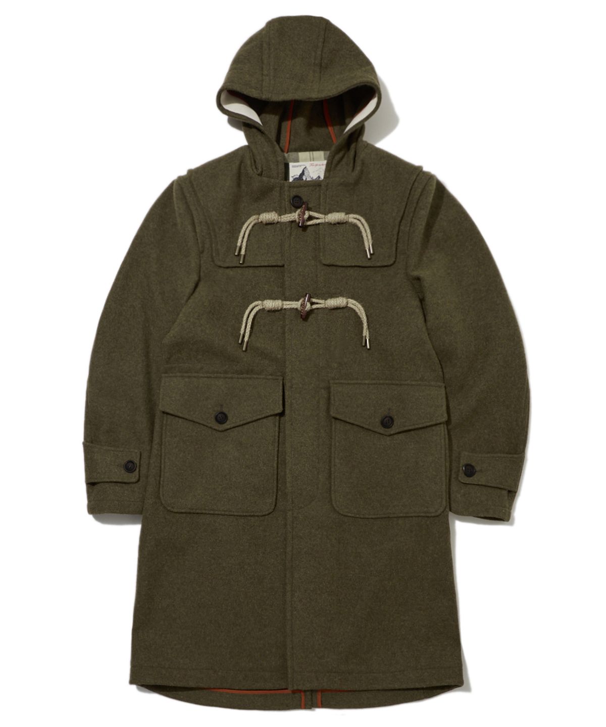 펜필드(PENFIELD) [TRAILWEAR] 도클랜드 듀얼 더플 코트 올리브_FR4WC509