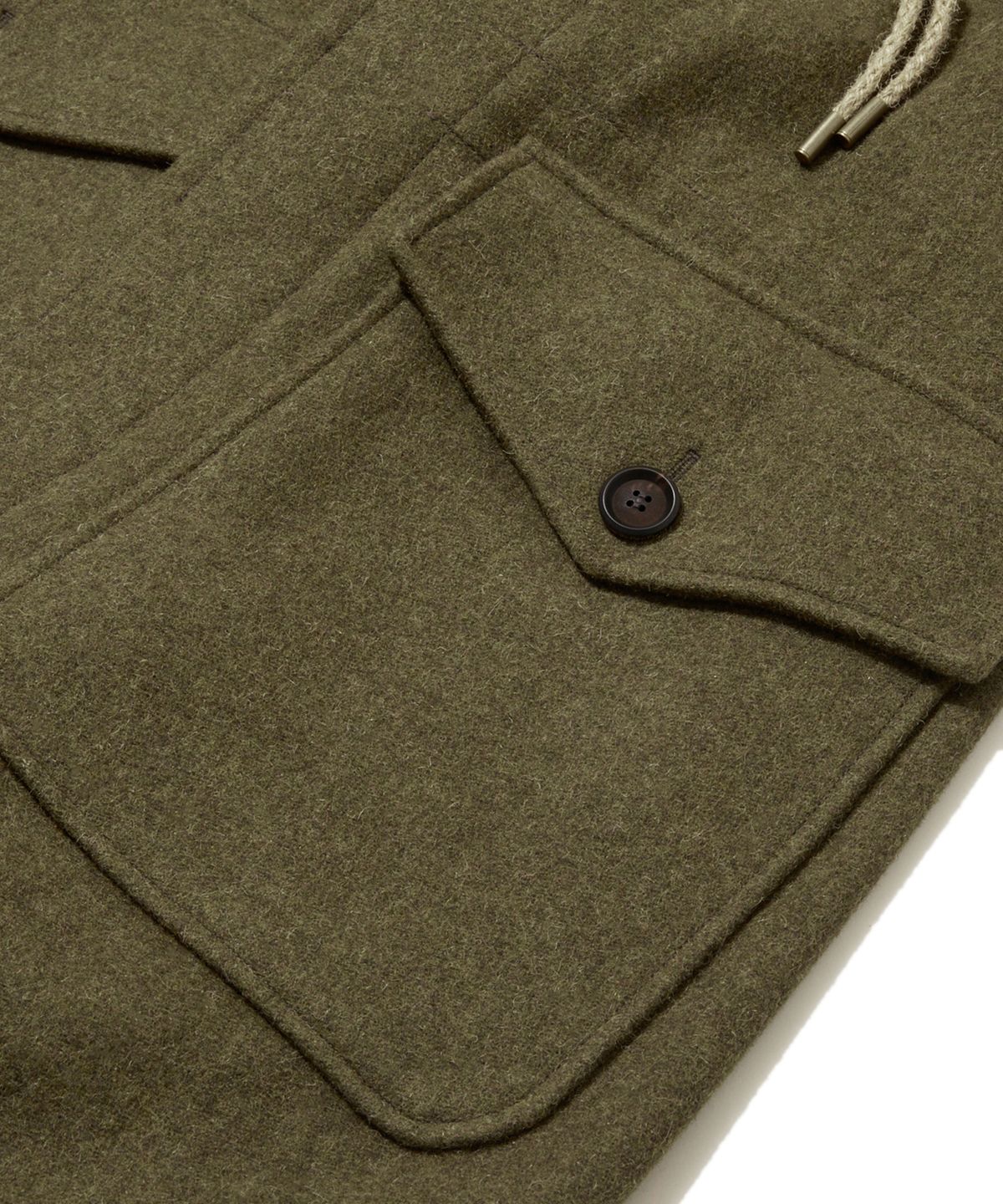펜필드(PENFIELD) [TRAILWEAR] 도클랜드 듀얼 더플 코트 올리브_FR4WC509