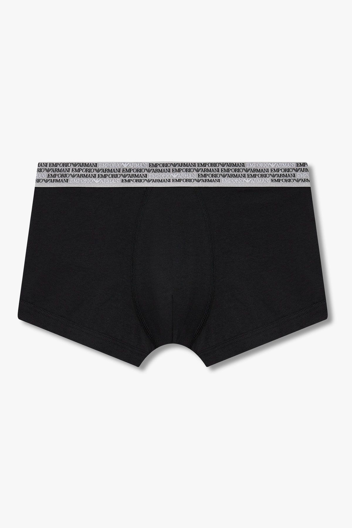 엠포리오 아르마니 언더웨어(EMPORIO ARMANI UNDERWEAR) 남성 리피트 로고 샤이닝 로고 드로즈_블랙 0815312076