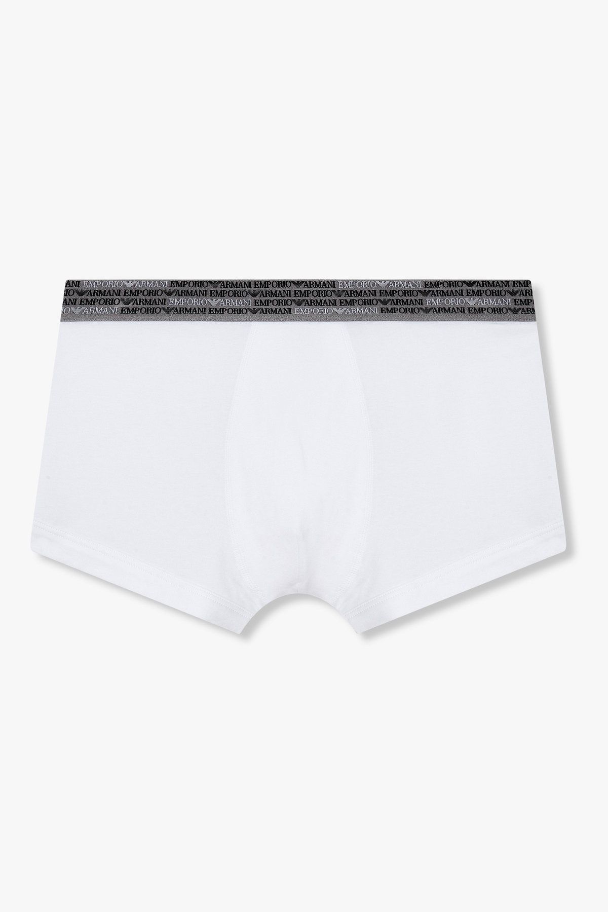 엠포리오 아르마니 언더웨어(EMPORIO ARMANI UNDERWEAR) 남성 리피트 로고 샤이닝 로고 드로즈_화이트 0815312074