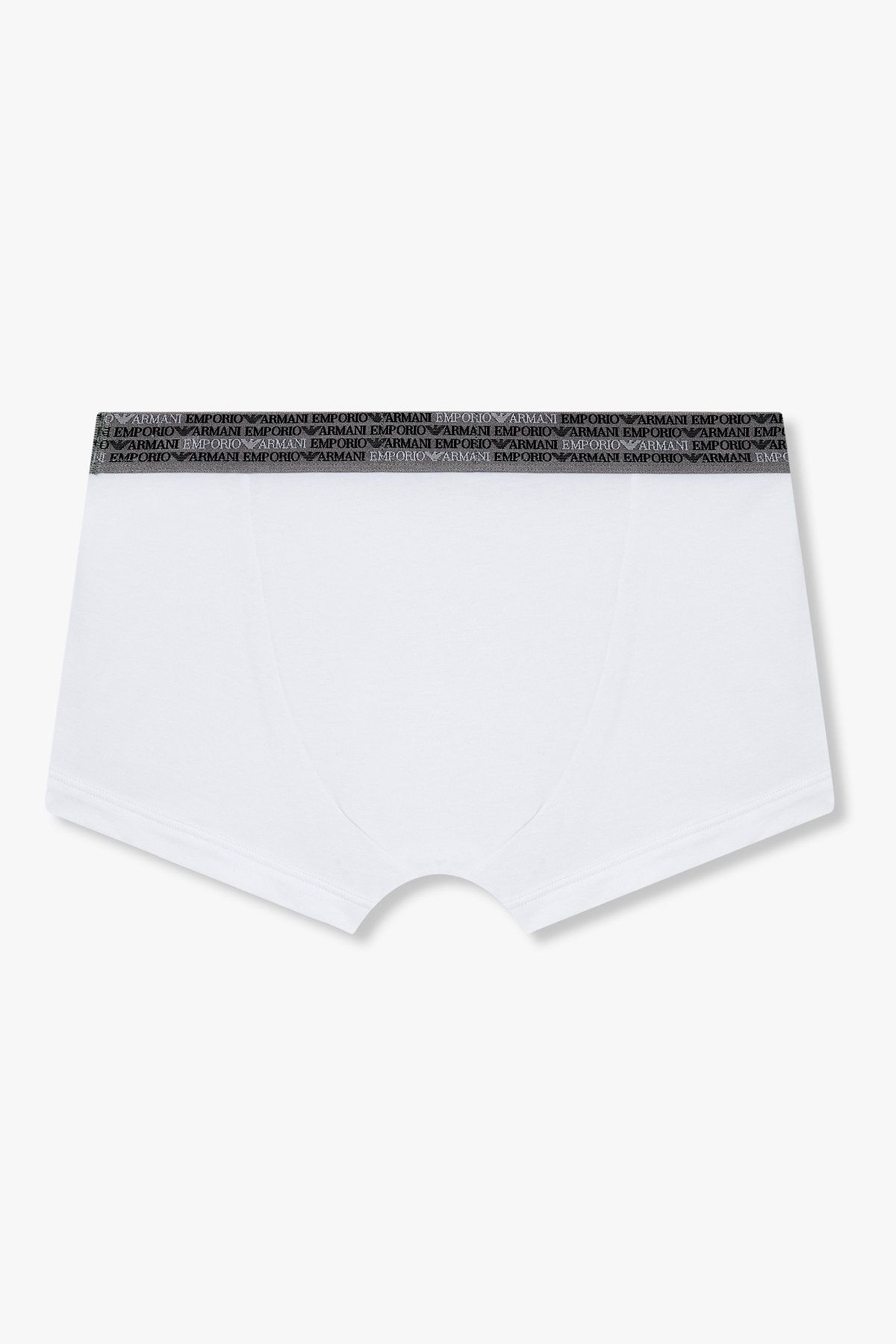 엠포리오 아르마니 언더웨어(EMPORIO ARMANI UNDERWEAR) 남성 리피트 로고 샤이닝 로고 드로즈_화이트 0815312074