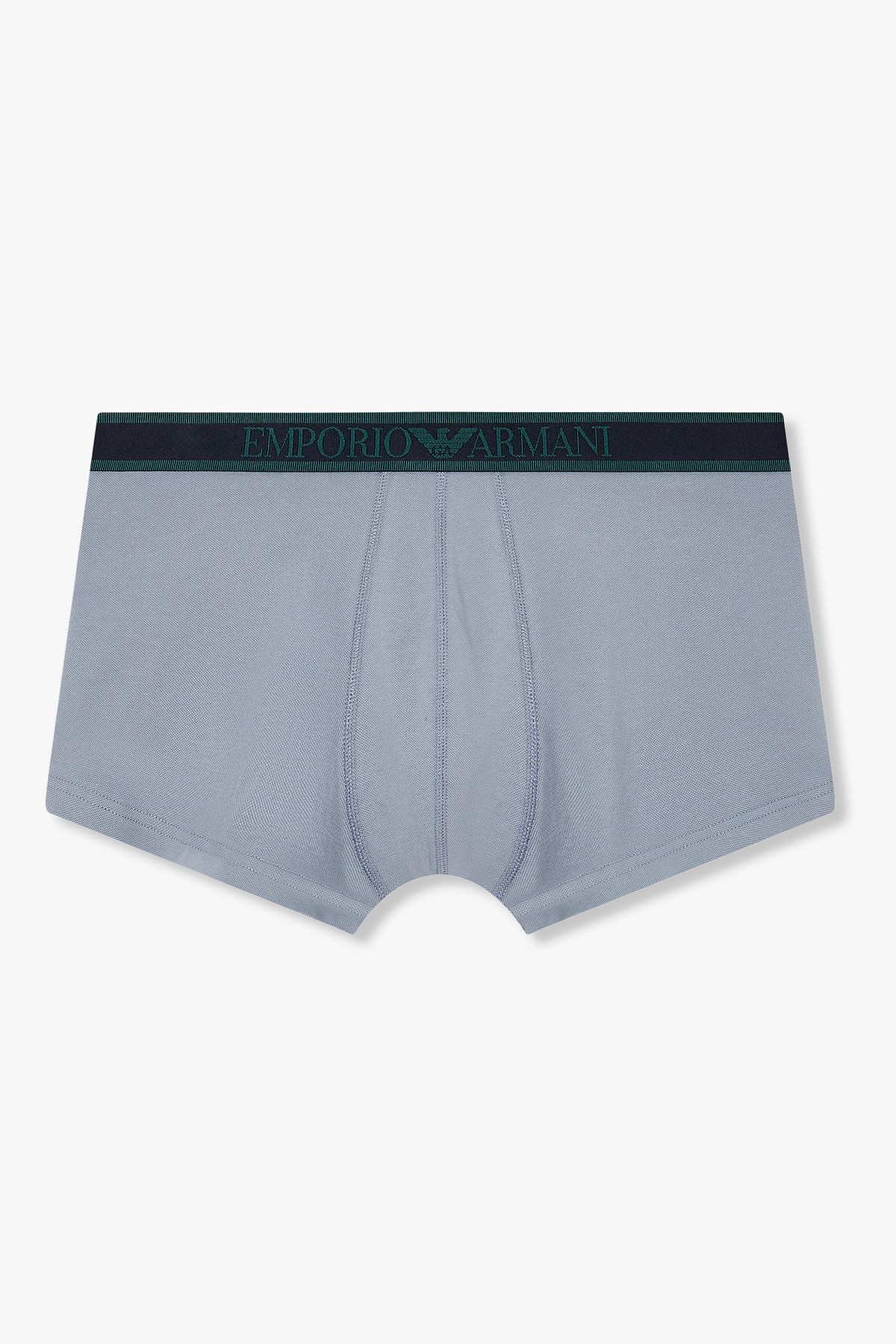 엠포리오 아르마니 언더웨어(EMPORIO ARMANI UNDERWEAR) 남성 로고 밴딩 피케 코튼 드로즈_블루 0815312032