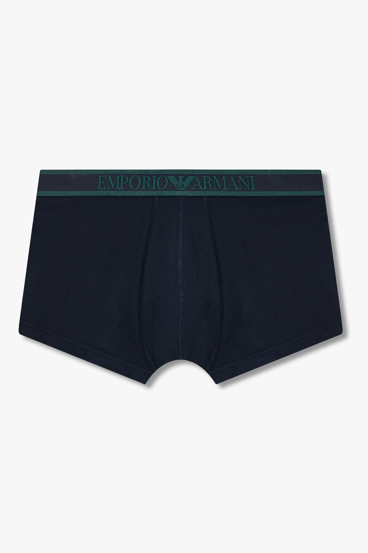 엠포리오 아르마니 언더웨어(EMPORIO ARMANI UNDERWEAR) 남성 로고 밴딩 피케 코튼 드로즈_블루 0815312033