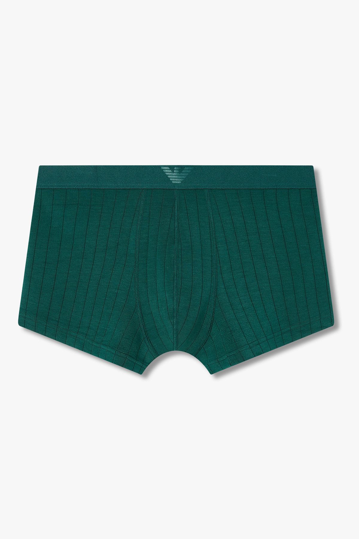 엠포리오 아르마니 언더웨어(EMPORIO ARMANI UNDERWEAR) 남성 스트라이프 패턴 레이온 드로즈_다크 그린 0815312057