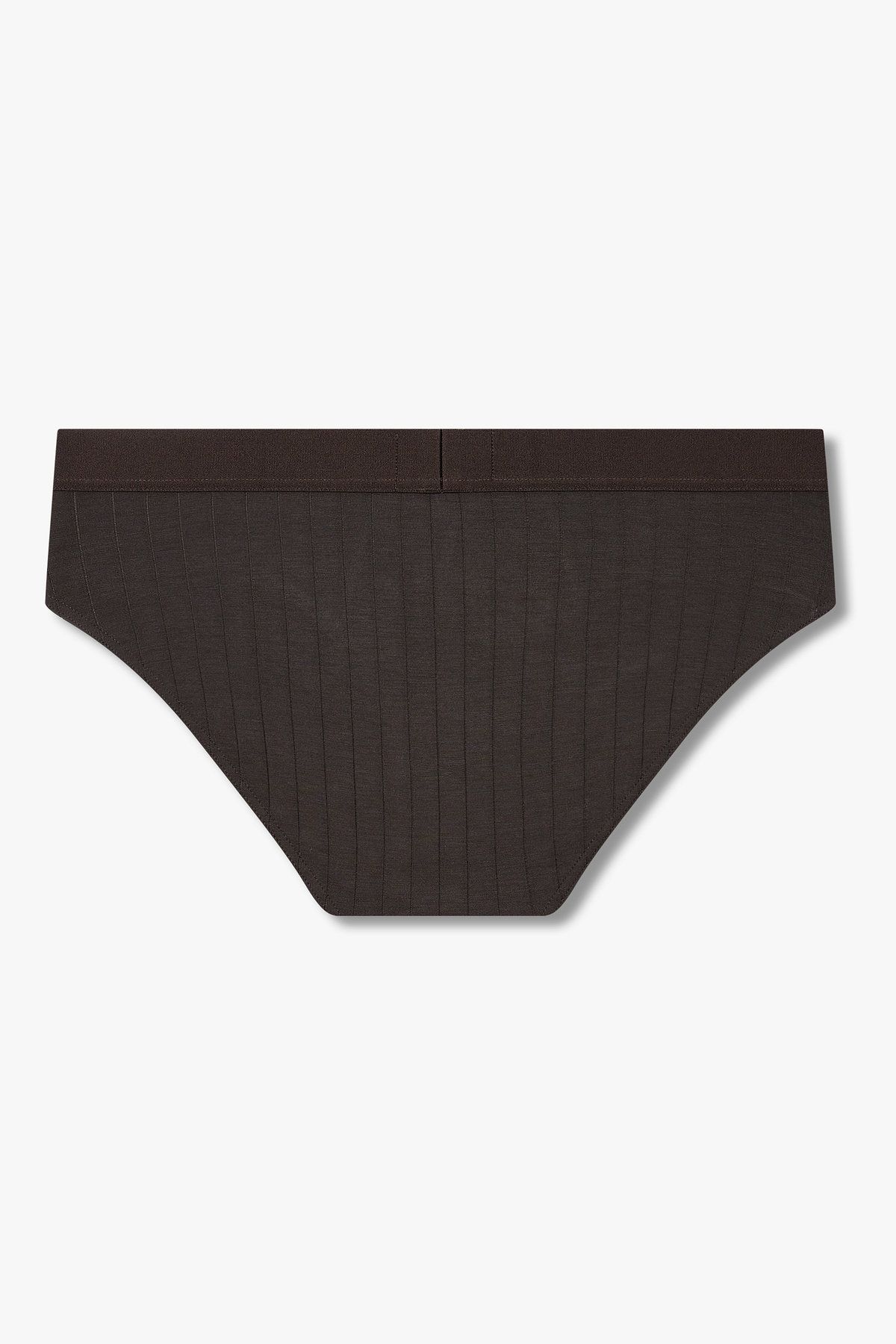 엠포리오 아르마니 언더웨어(EMPORIO ARMANI UNDERWEAR) 남성 이글 밴딩 스트라이프 레이온 브리프_초코 0815311046