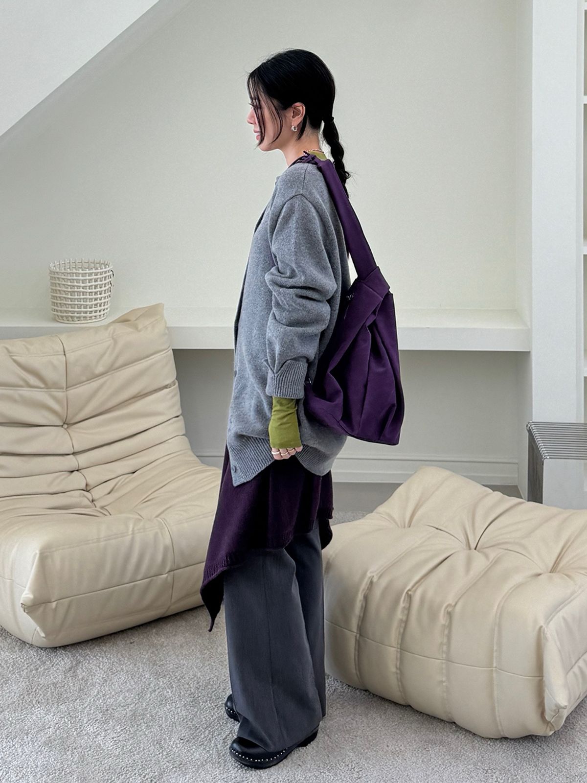 아코크(ACOC) Way One Shoulder Bag_Purple