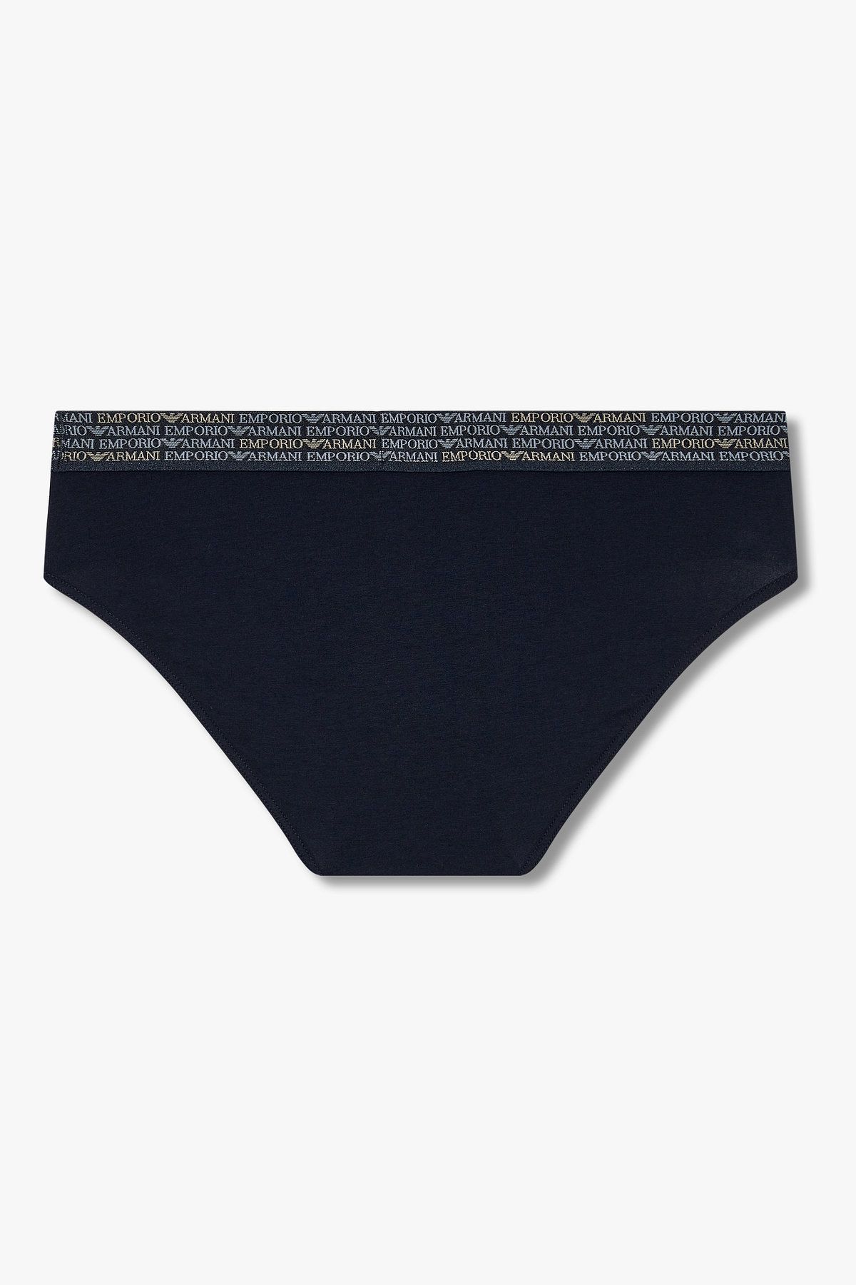 엠포리오 아르마니 언더웨어(EMPORIO ARMANI UNDERWEAR) 남성 리피트 로고 샤이닝 로고 브리프_네이비 0815311060