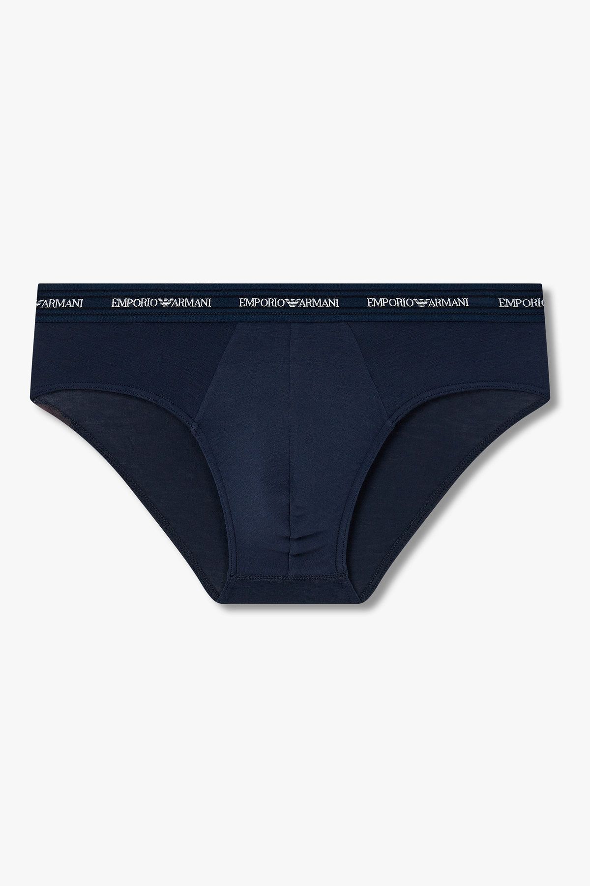 엠포리오 아르마니 언더웨어(EMPORIO ARMANI UNDERWEAR) 남성 레이온 스트레치 솔리드 브리프_네이비 0815311029