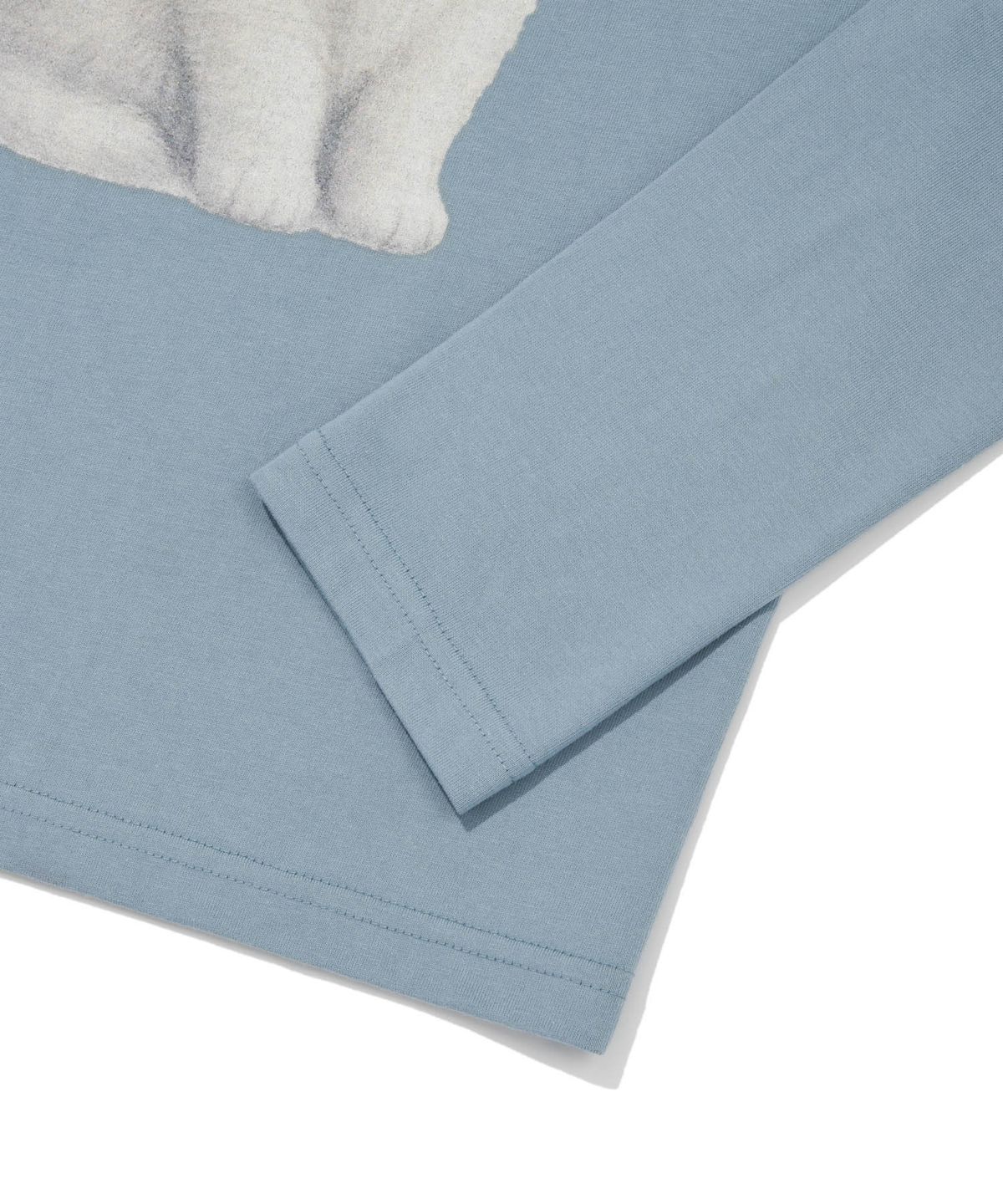 리트리버클럽(RETRIEVER CLUB) CAT SLIM LONG SLEEVE [SKY BLUE]