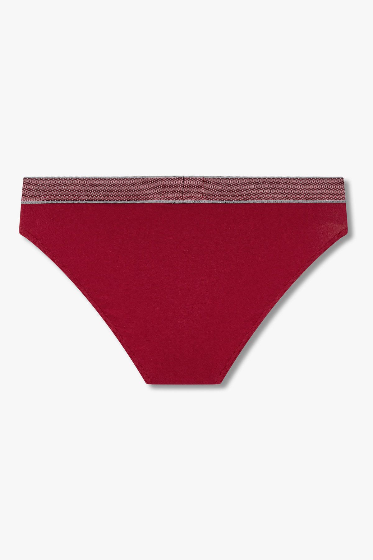 엠포리오 아르마니 언더웨어(EMPORIO ARMANI UNDERWEAR) 남성 웨이스트 패턴 자수 로고 브리프_레드 0815311006