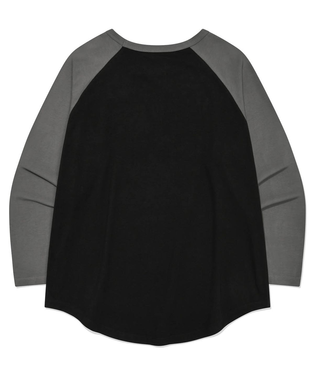 리트리버클럽(RETRIEVER CLUB) SCRIPT RAGLAN LONG SLEEVE [BLACK]