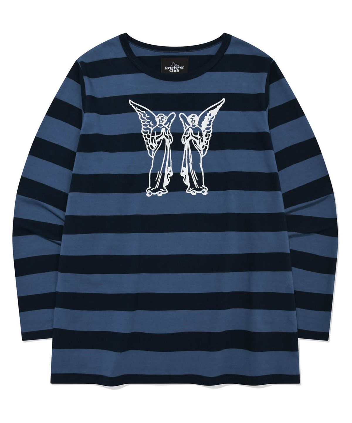리트리버클럽(RETRIEVER CLUB) ANGEL STRIPE LONG SLEEVE [NAVY]