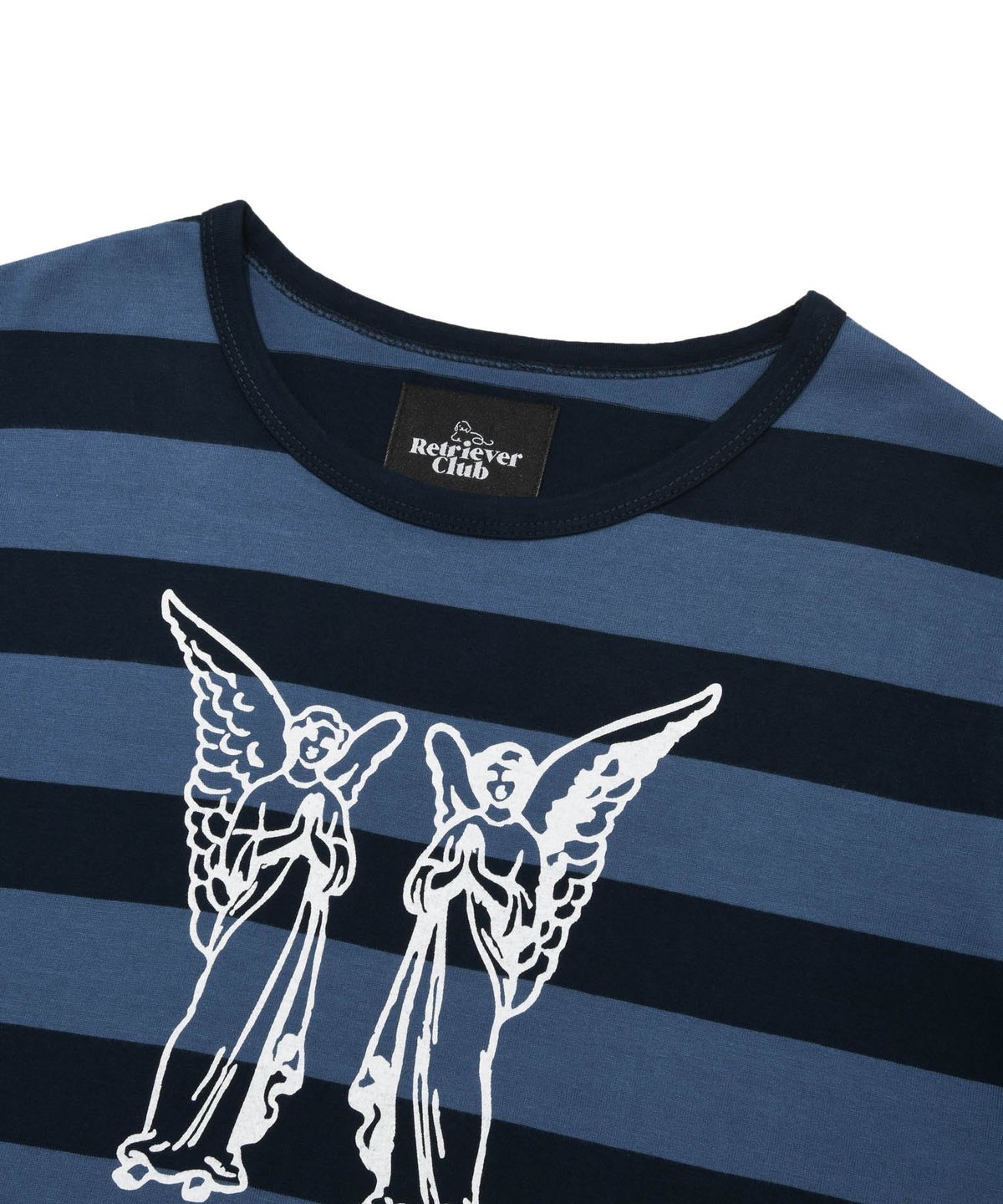 리트리버클럽(RETRIEVER CLUB) ANGEL STRIPE LONG SLEEVE [NAVY]
