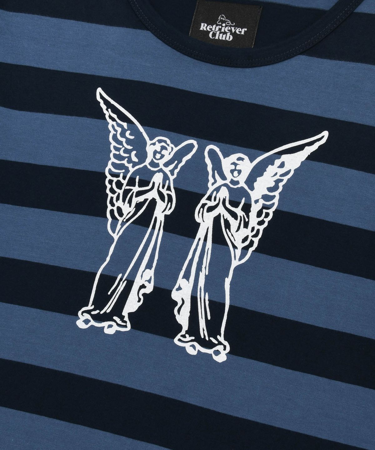 리트리버클럽(RETRIEVER CLUB) ANGEL STRIPE LONG SLEEVE [NAVY]
