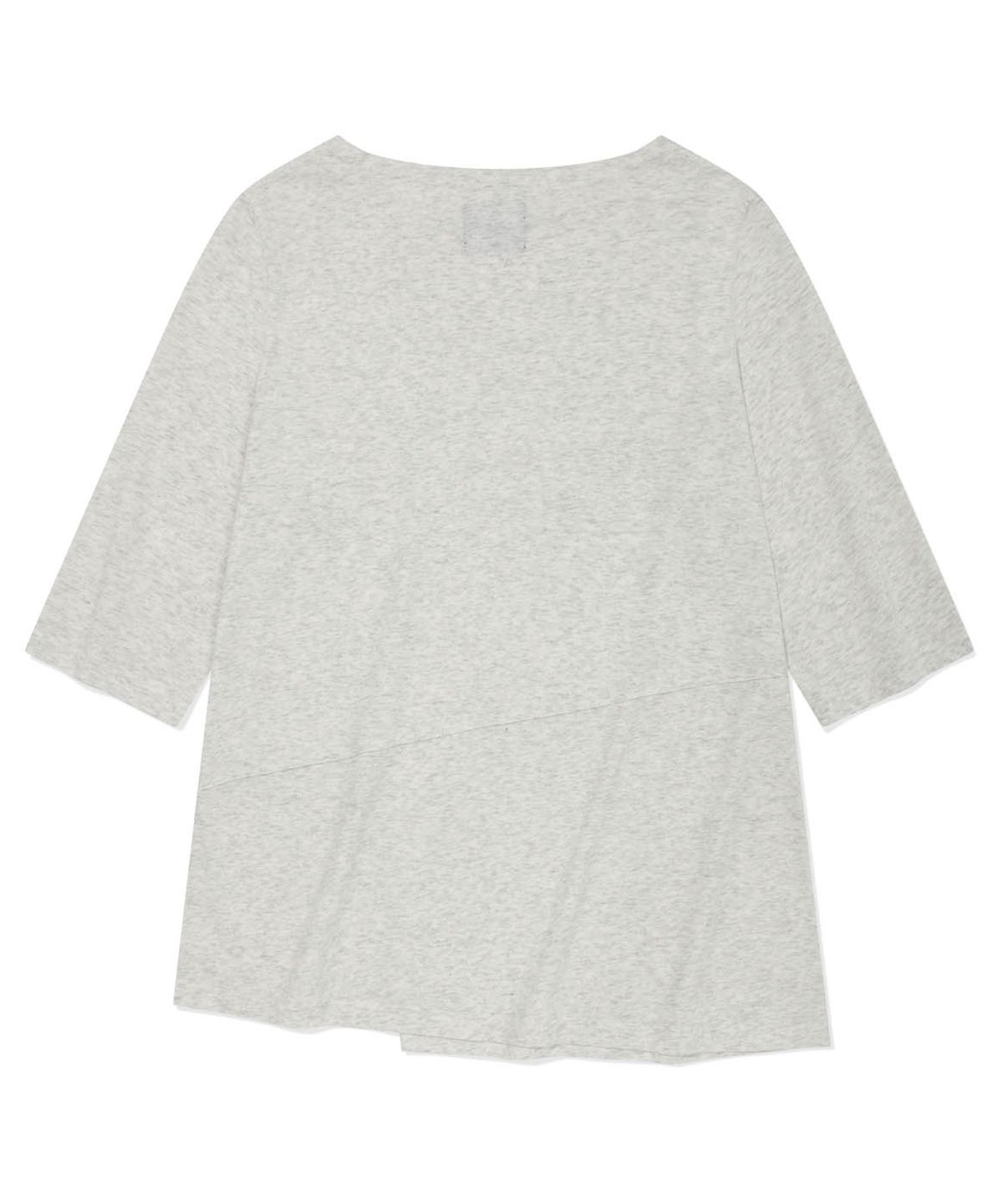 리트리버클럽(RETRIEVER CLUB) CUT LINE LONG SLEEVE [MELANGE GRAY]