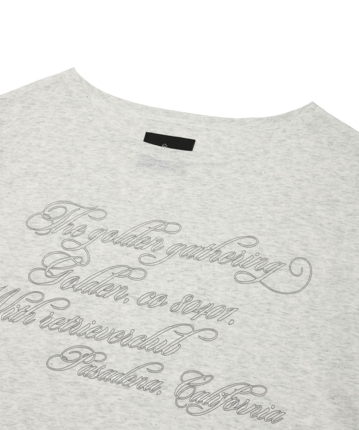리트리버클럽(RETRIEVER CLUB) CUT LINE LONG SLEEVE [MELANGE GRAY]