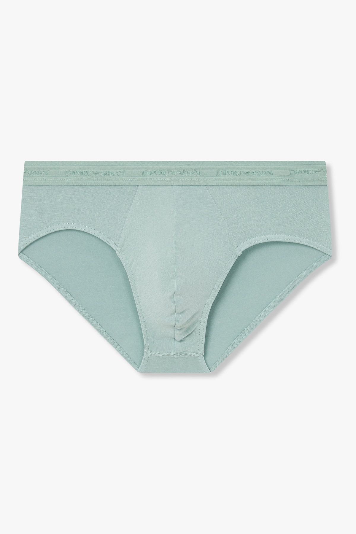 엠포리오 아르마니 언더웨어(EMPORIO ARMANI UNDERWEAR) 남성 레이온 스트레치 솔리드 브리프_민트 0815311026