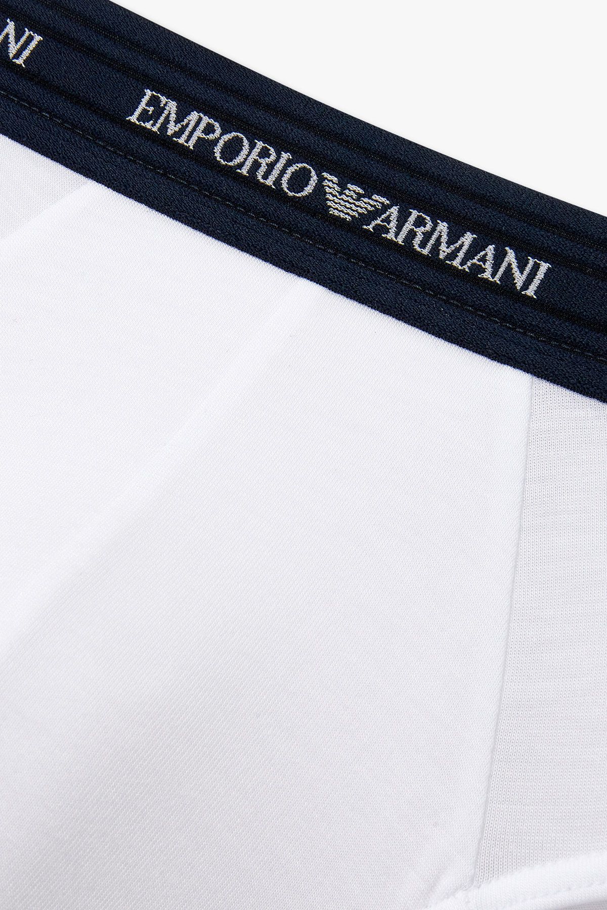 엠포리오 아르마니 언더웨어(EMPORIO ARMANI UNDERWEAR) 남성 레이온 스트레치 솔리드 브리프_화이트 0815311028