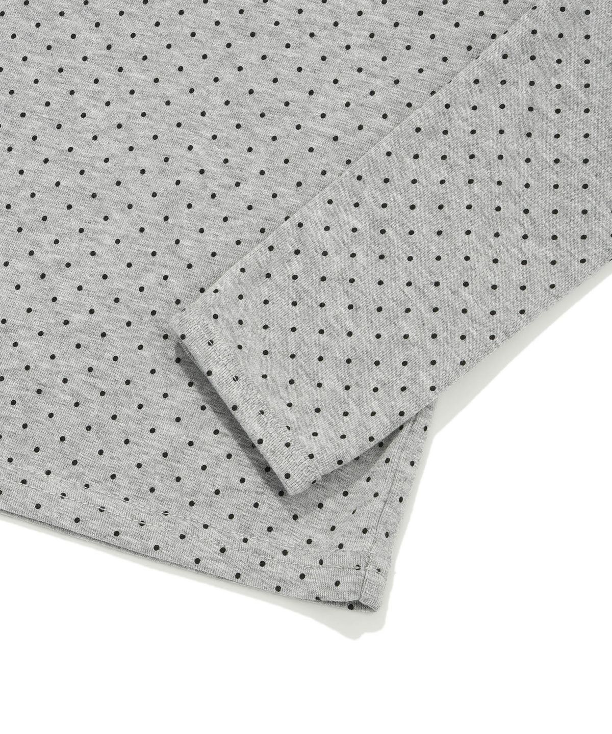 리트리버클럽(RETRIEVER CLUB) PATTERN HENLEY NECK [GRAY]
